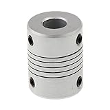 Perfk 5mmから8mm　シャフトカプラ　CNCモーター　フレキシブルカップリング　カプラ