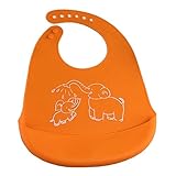 防水ビブ　子供用品　赤ちゃん　シリコン100%　食事柔らかいビブ　水洗い可能　幼児　片付けベビー　ポケット付　受け皿　サイズ調整　ご飯食べる　よだれかけ ソフトビブ　