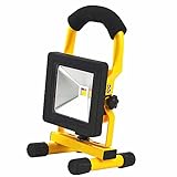 釣りライト作業灯BEELED 10W屋外キャンプ緊急充電式ライトSOSモード赤いbuleのフラッシュ白い色のポータブル投光器内蔵のリチウム電池充電デバイス