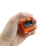 数取器 5桁　手持ち（カウンター）5色セット（ピンク/オレンジ/青/緑/赤）度数計 サークル/スポーツ/コーチ/スクール/イベントに使用