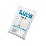 縦長チャック付きポリ袋 マルマルジップ（0.04㎜） (G-4: 厚0.04×横140×ﾁｬｯｸ下200㎜ 100枚)