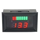 72V DCデジタル鉛酸電池容量LEDインジケータ電圧計テスタ