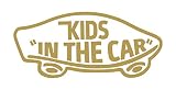 【全16色】人気!キッズ イン カー ステッカー!Kids in car Sticker /車用/シール/ Vinyl/Decal /バイナル/デカール/ステッカー/KIC-1 (ゴールド) [並行輸
