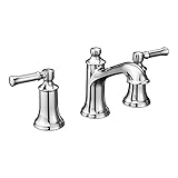 Moen T6805 Dartmoor Two-Handle Low Arc Bathroom Faucet without Valve, Chrome [並行輸入品]