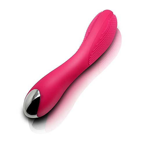 O'Mango™ 女性に大人気！マッサージャ 電マ　バイブ USB充電式二十段変速 静音操作 防水仕様 医療用シリコン Olina 18 [和文仕様書付き] ローズピンク 1年間の保証付き