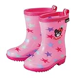 ダブルB(mikihouse) 星柄レインブーツ(長靴) 16cm ピンク（08）