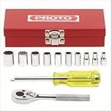 Stanley Proto J47118 25 Piece 12 Point 1/4" Drive Socket Set by Stanley Proto [並行輸入品]