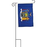 12X18 12X18 State Of New York Sleeved Garden Stand Flag [並行輸入品]