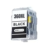 BC-360XL BC-361XL キヤノン用 詰め替え インクカートリッジ BC-360XL ブラック 黒 顔料 単品 BC-360XL×1 大容量 対応機種：PIXUS TS5330 TS5430