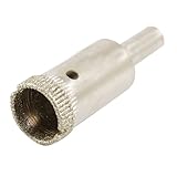 ガラスホールソー，SODIAL(R)16mmの直径のダイヤモンドチップソータイルセラミックガラスホールソードリルビット
