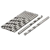 uxcell ツイストドリルビット 穴あけ工具 スプリットポイントドリルビット パワードリルパート10個入り
