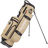 キャロウェイ(Callaway) キャディバッグ STN LAIDBACK KHA 23 (スタンドタイプ 7.5型 47インチ対応 2.2kg 4分割) カーキ メンズ
