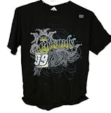 NASCAR Carl Edwards # 99 AFLAC trackisde 2 Sided Tシャツ大人M