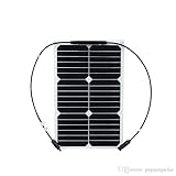 SAILFLO 100W 18V 12Vソーラーパネル充電器SunPowerセル超薄型フレキシブルMC4コネクタ付RVボートキャビンテント車用 (18W Sunpower Panel)