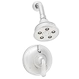Speakman SM-7410-P Caspian Anystream High Pressure Shower Head with Shower Valve Combo Shower System