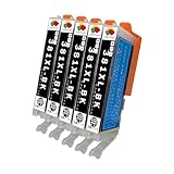 BCI381XL-BK*5 互換インクカートリッジ Canon用 インク 381 純正品併用 大容量 ICチープ搭載 残量表示 キヤノン用 PIXUS TS8130 TS8230 TS8330 TS8430 TS7430 TS7330 S6330 TS6230 TS6130 TR8530 TR7530 TR9530 TR703 TR703a TR8630 TR8630a