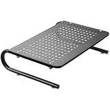 Bracwiser 机上台 モニター台 ノートパソコン/モニタースタンド キーボード/机上収納 デスク上置棚 耐荷重20kg MST004
