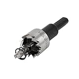 uxcell ホールソー HSS 19mmシャンク長さ 19mm直径 ドリルビット ツイストドリル