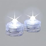 White Everlasting Glow Submersible Water LED Tea Lights 2 Pack by BFF [並行輸入品]