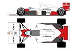 EIDOLON FORMULA 1/43 マクラーレン ホンダ MP4/5 モナコ GP 19...