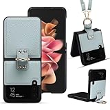 Galaxy Z Flip3 用 5G ケース リング付き 首かけ 斜めがけ 肩掛け おしゃれ 軽量 薄型 折りたたみ式 背面カード収納 小