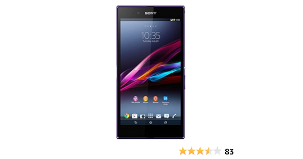 Amazon Sony Sony Xperia Z Ultra Lte C63 Purple 海外版 Simフリー Sony Mobile Comm スマートフォン本体