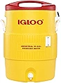 Igloo Industrial Beverage Cooler, 10 gallon, Yellow/Red/White by Igloo Products Corp.