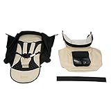 ベビーカー【ibabe　S802交換用 シートカバー ： アイボリー】