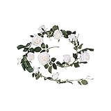 Vosarea 1.8メートル花吊りバズ人工花ブッシュ結婚式の花の供給（白）