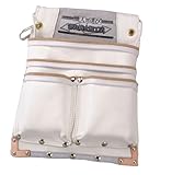 メタリックホワイト仮枠Wポッケ釘袋 Gフック付 KSW-779