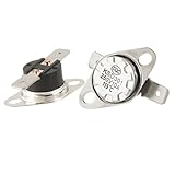 uxcell　温度制御スイッチ　コントロール　温度スイッチ　KSD301 NC　温度制御　115摂氏　250V　10A　5個