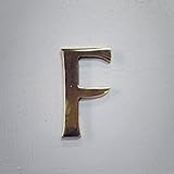 真鍮レターゴールド 45mm 大文字F