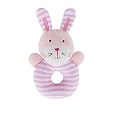 HKUN　おもちゃ　ベビーカー用　音鳴り　鈴を振る　玩具　可愛い　動物　ぬいぐるみ　知育玩具　聴覚に刺激　出産お祝い　プレゼント