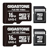 Gigastone マイクロsdカード 32GB 20個セット microSDHC U1 C10 90MB/s UHS-I フルHD 動画 SDアダプター20枚付き
