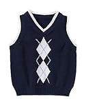 Gymboree Baby Boy Navyブルーアーガイルセーターベスト カラー: ブルー