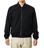 [フォーキャスト] ウィンドブレーカー 作業着 ジャケット ストレッチブルゾン ブラック