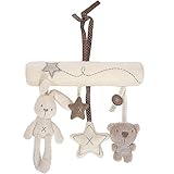 Maybest Hanging Toy Baby Rattle Toy Soft Plush Activity Crib Stroller Rabbit Musical Mobile Products