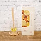 リードディフューザー アロマディフューザー スティック 精油 エッセンシャルオイル アロマ フラワーベース おしゃれ シンプル ギフト (オレンジブレンド)