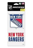 NHL New York Rangersセットの2つの4 " x 4 "ダイカットDecal Set