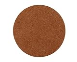 アイテック 床のキズ防止 振動効果 フェルトパッド 64mm丸x13mm 粘着なし KFPDN-641