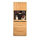 日本製 北欧風 幅70cm オープンダイニングボード ナチュラル 完成品