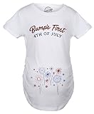 Crazy Dog T-Shirts SHIRT レディース US サイズ: XX-Large/Maternity Fit カラー: ホワイト