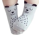 ノンスリップ新生児幼児靴下3脚暖かいノンスキッドストッキング赤ちゃんの誕生日の贈り物-A01