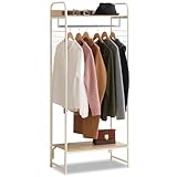 アイリスオーヤマ ハンガーラック ホワイト 64×38.5×154.5cm 2WAYタイプ プレミアム メッシュパネル付き PI-B4 パイプハンガー