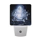 Saobao LED Night Light Energy Savingブルーオーシャンバタフライ自動Senor Dusk to Dawn Night Light Great Forベッドルームバスル