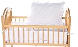 Baby Doll Bedding Solid Cradle Set, White by BabyDoll Bedding
