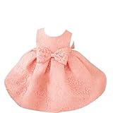 【子供ドレス部屋】ベビードレス 帽子セット ピンク キッズドレス プリンセス 結婚式 発表会 誕生日 フォーマルドレス (90cm)