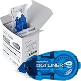 テープのり のり ドットライナー つめ替え 強粘着 5個 AMタ-D400-08NX5 青