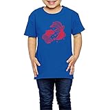 Ariesシャツ 2歳～６歳子どもＴシャツ金魚 夏祭り 和柄 アニマル ジュニアＴシャツ キッズＴシャツ RoyalBlue 5-6 Toddler