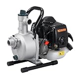 工進(KOSHIN) ハイデルスポンプ SEV-25L 2サイクル エンジン 口径 25mm 散水 洗浄 送水 タンク 用水